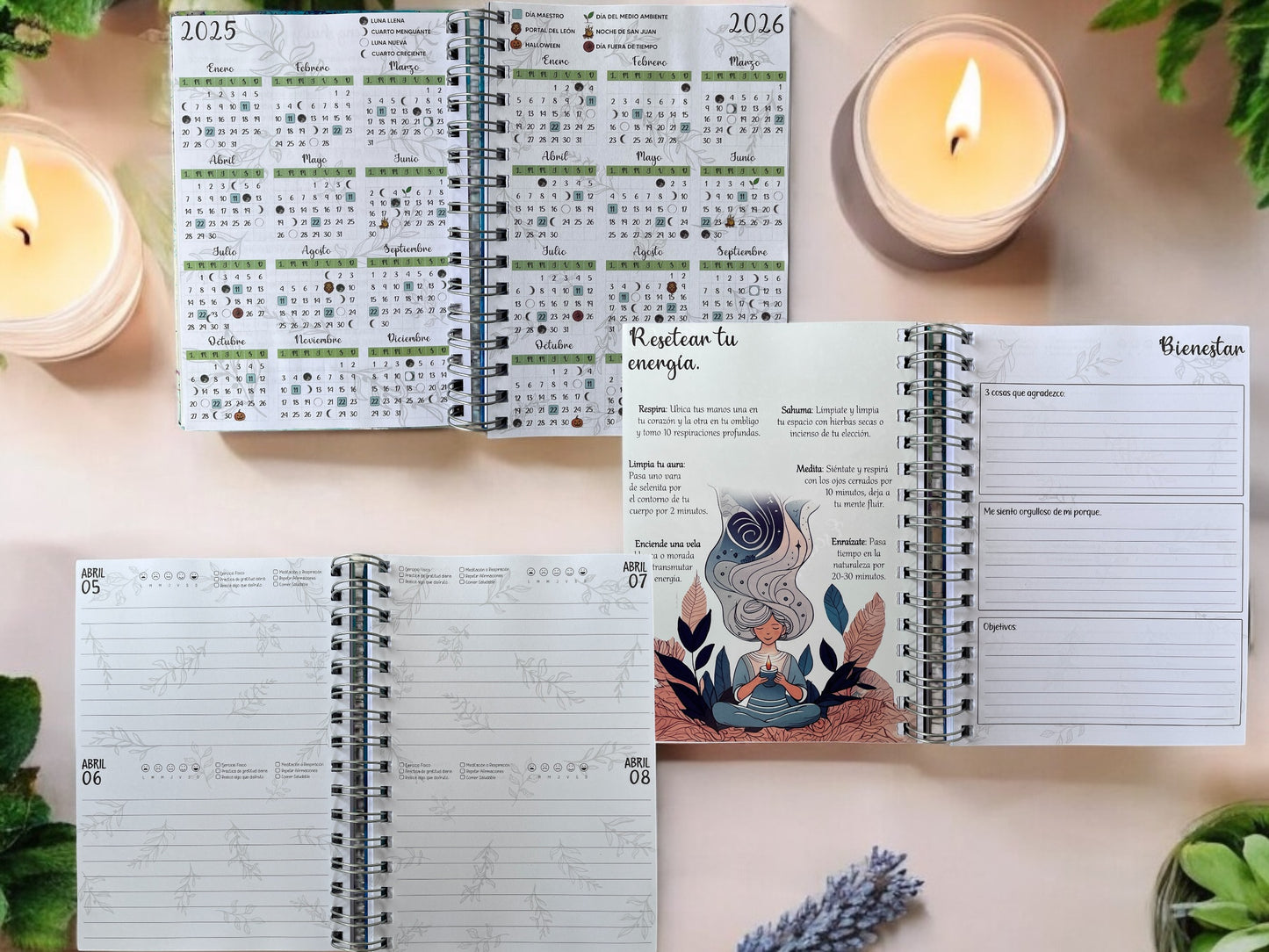 Agenda perpetua Desarrollo Personal