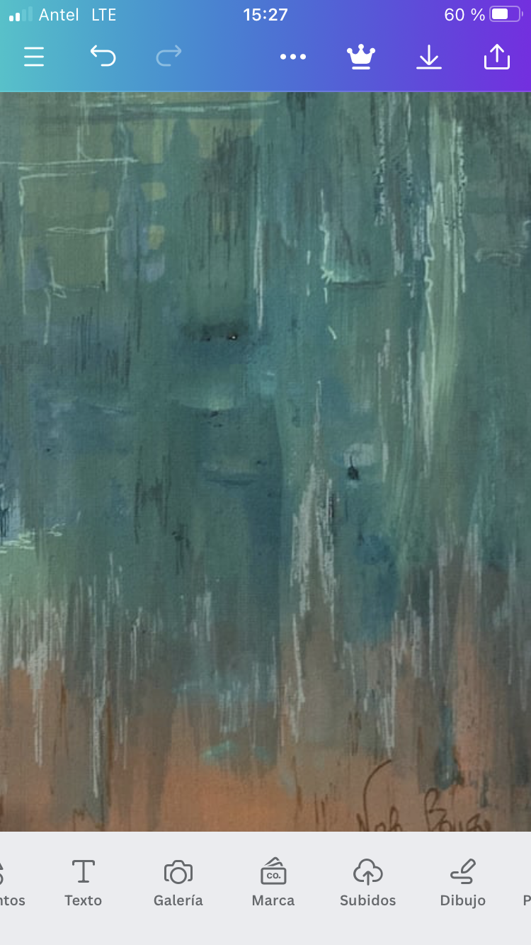 Lámina artística “Cordillera azul”