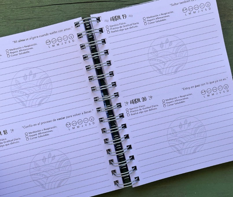 Agenda Interactiva de Organización Consciente y Crecimiento Personal – Guerrer@s de Luz. ENVÍO SIN COSTO