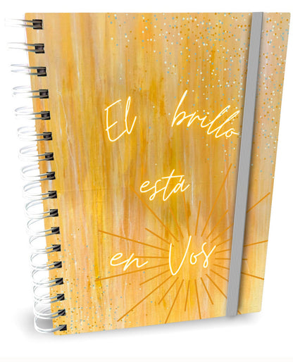 Cuaderno “El brillo está en vos”