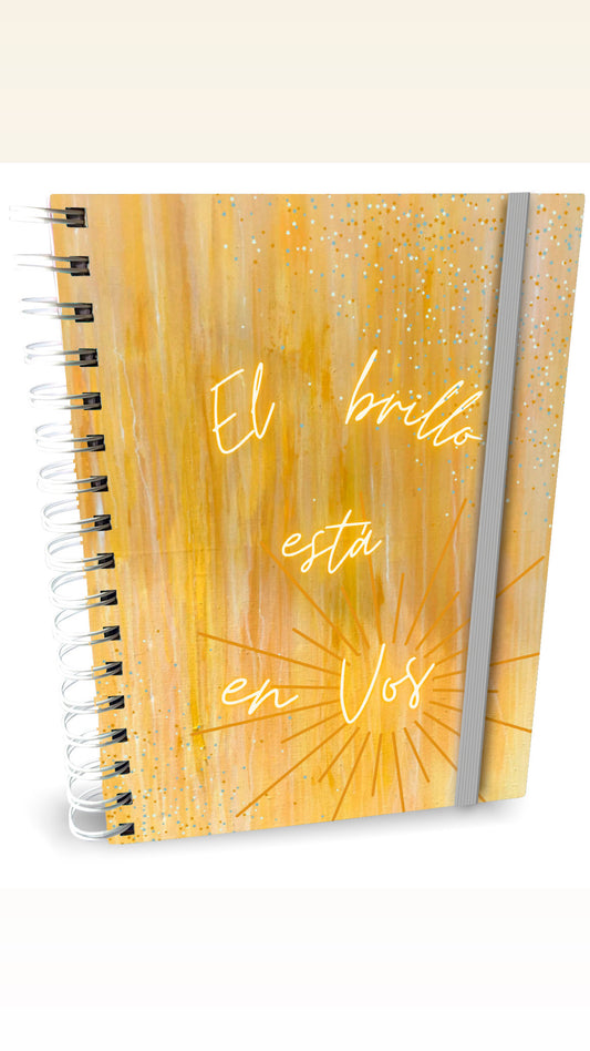 Cuaderno “El brillo está en vos”
