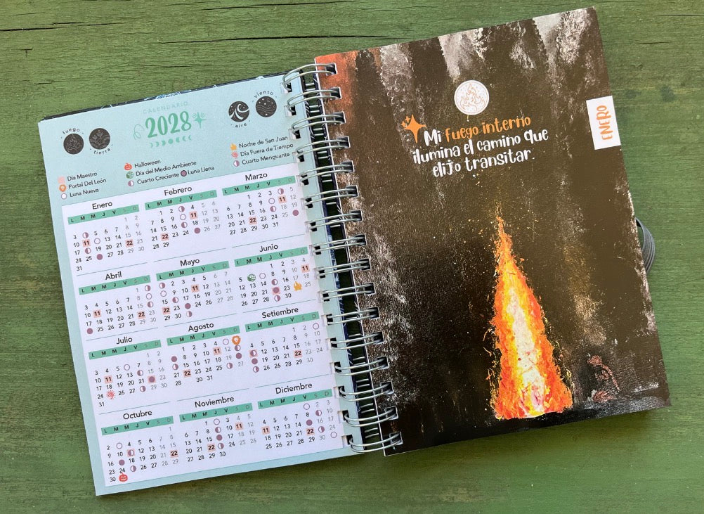 Agenda Interactiva de Organización Consciente y Crecimiento Personal – Guerrer@s de Luz. ENVÍO SIN COSTO